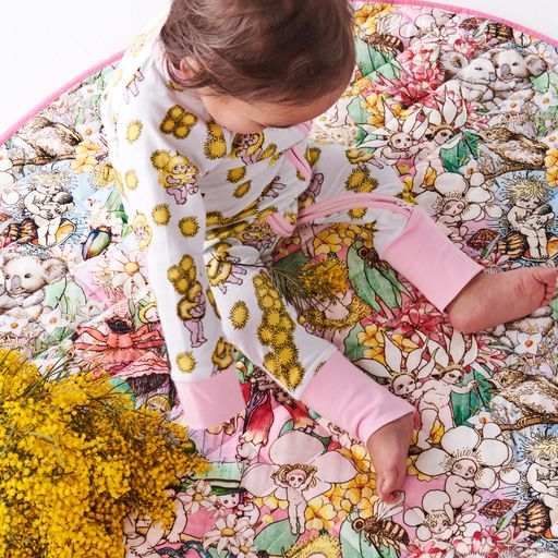 KIP & CO X MAY GIBBS - PALS FOREVER ORGANIC COTTON QUILTED PLAY MAT