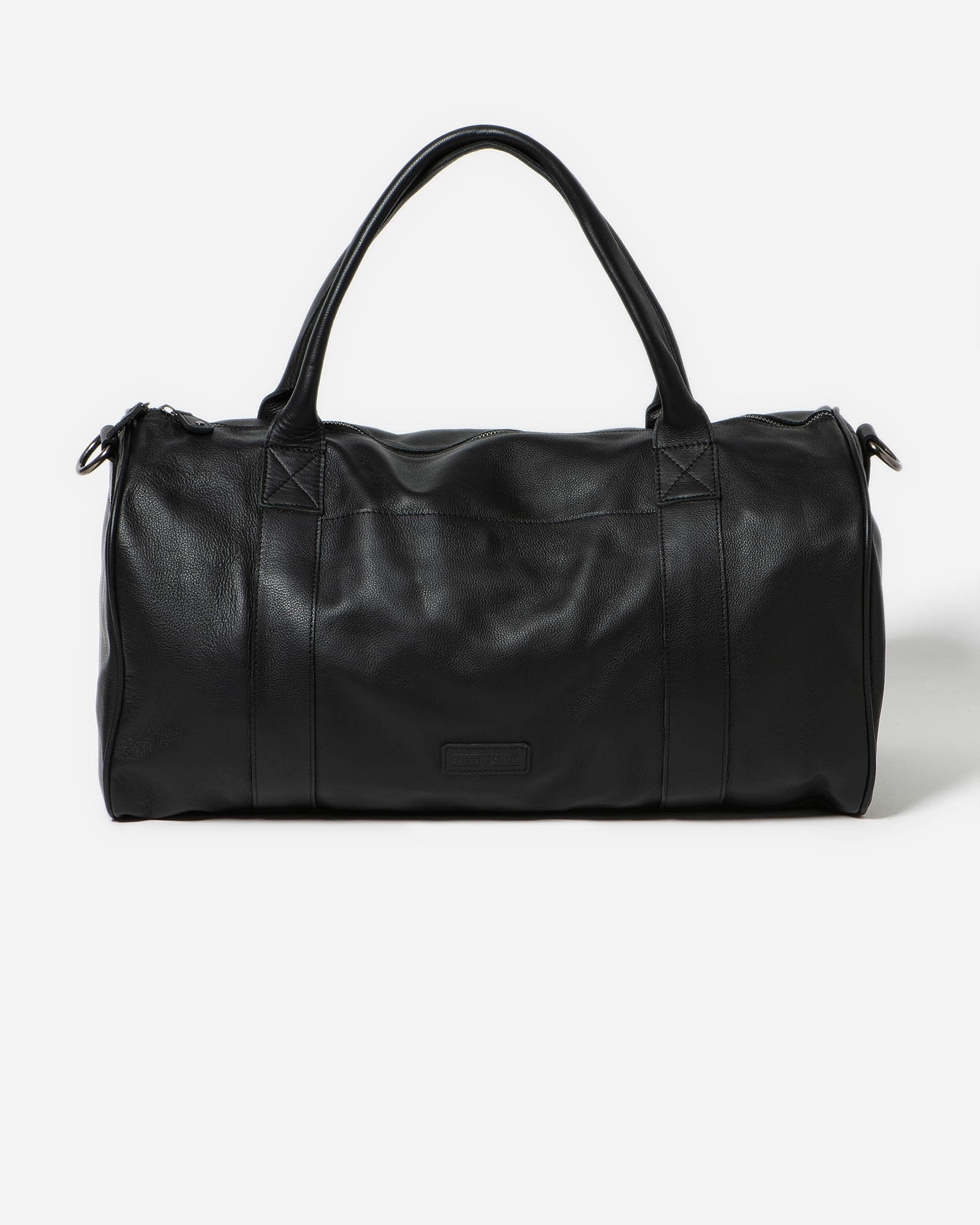STITCH & HIDE - GLOBE WEEKENDER - BLACK