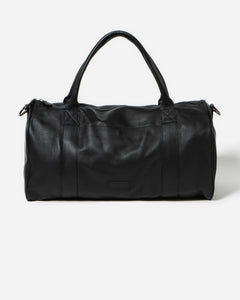 STITCH & HIDE - GLOBE WEEKENDER - BLACK