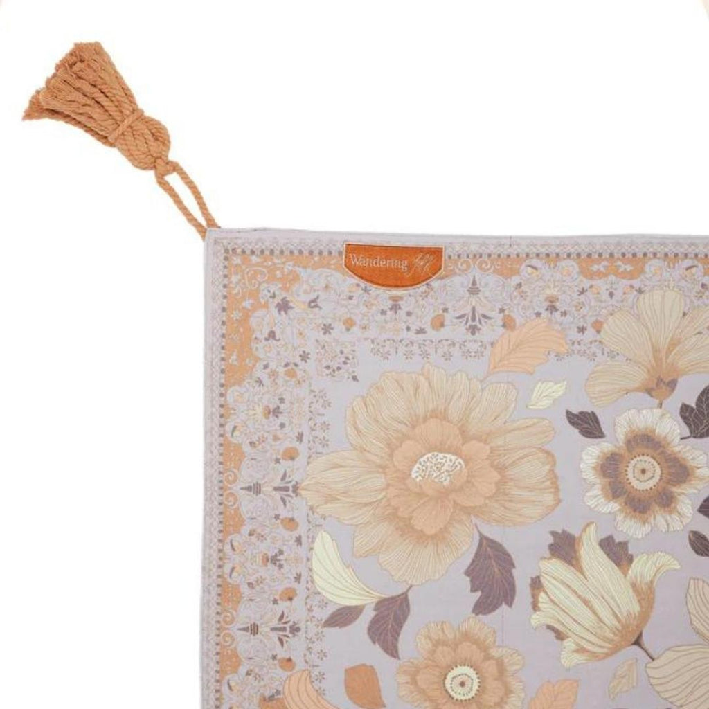 WANDERING FOLK - GRANDE FLEUR PICNIC RUG - LILAC
