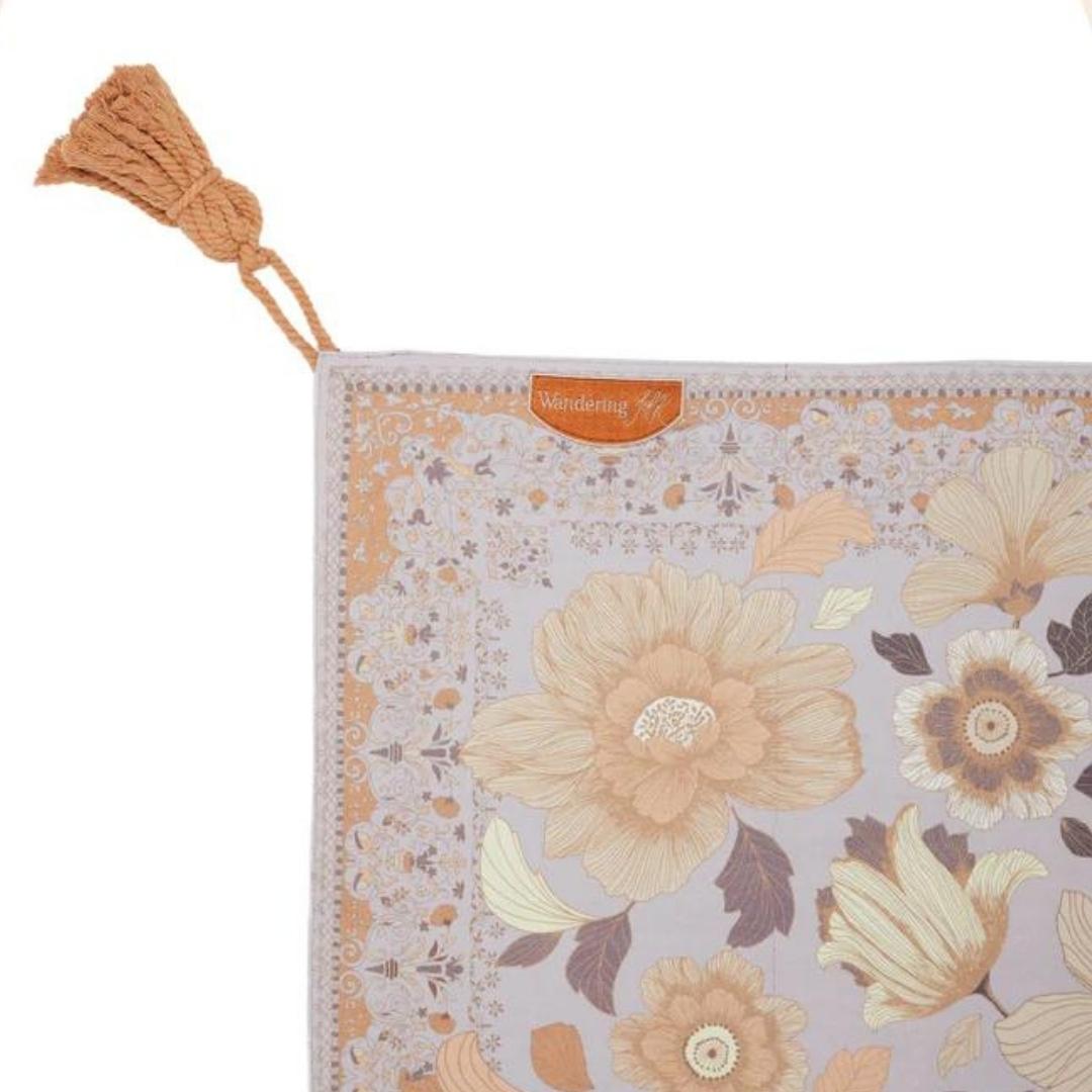 WANDERING FOLK - GRANDE FLEUR PICNIC RUG - LILAC