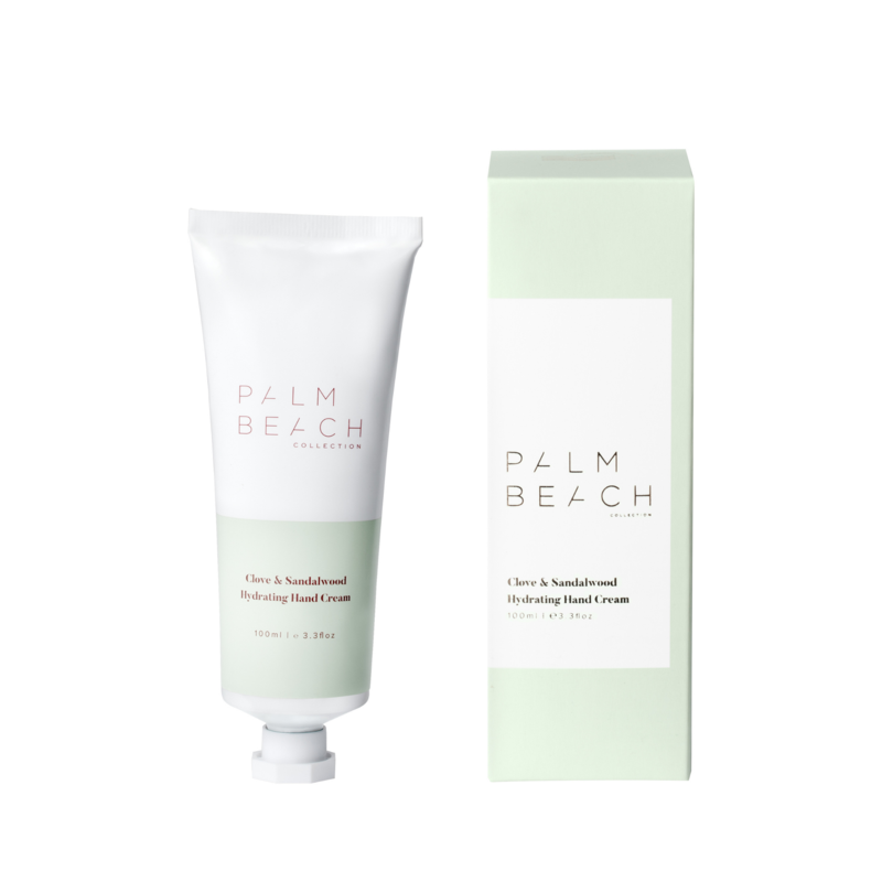 PALM BEACH COLLECTION - 100ML HYDRATING SCENTED HAND CREAM - CLOVE & SANDALWOOD