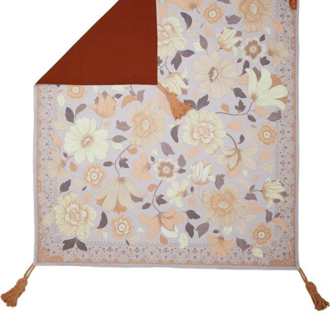 WANDERING FOLK - GRANDE FLEUR PICNIC RUG - LILAC