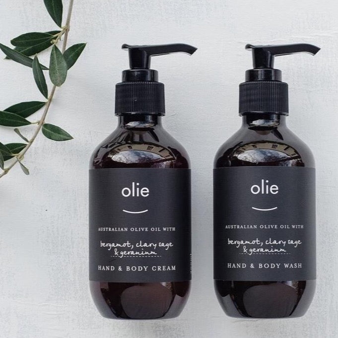 OLIEVE & OLIE - BERGAMOT & CLARY SAGE HAND & BODY CREAM