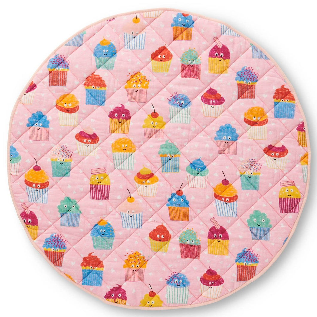 KIP & CO - CUPCAKES QUILTED BABY PLAY MAT