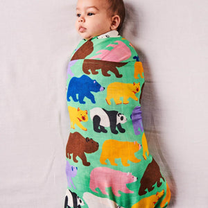 KIP & CO - BAMBOO SWADDLE - CAN'T BEAR IT