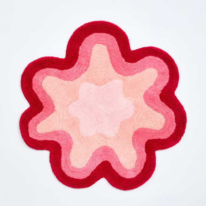 BONNIE & NEIL - WAVE PINK BATH MAT