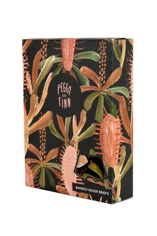 PEGGY & FINN - GRASS TREE BLACK BAMBOO UNDERWEAR
