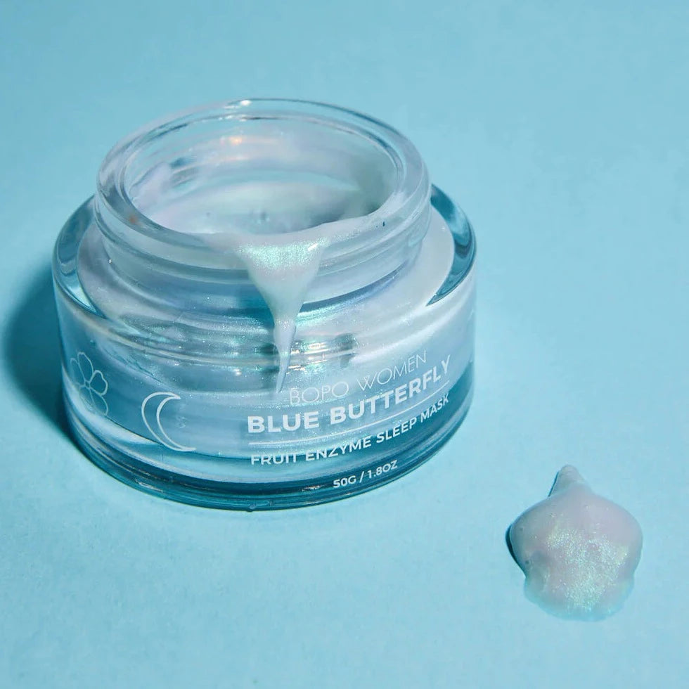 BOPO WOMEN -  BLUE BUTTERFLY ENZYME SLEEP MASK - 50G
