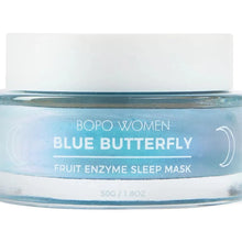 Load image into Gallery viewer, BOPO WOMEN -  BLUE BUTTERFLY ENZYME SLEEP MASK - 50G

