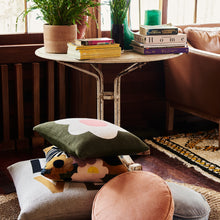 RACHEL CASTLE - KNIT CUSHION - SNOW PEA
