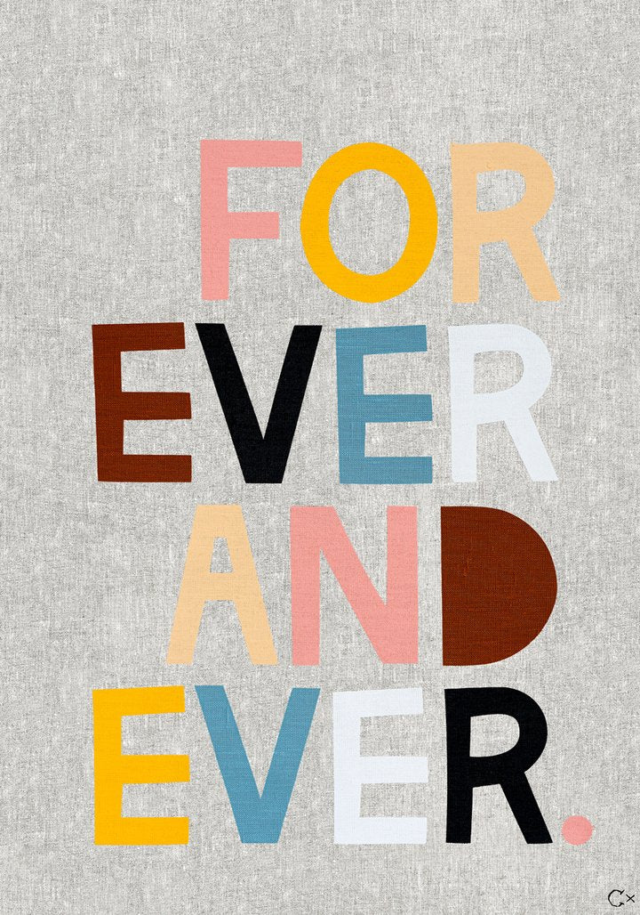 RACHEL CASTLE - ART TEATOWEL - FOREVER SPECIAL EDITION