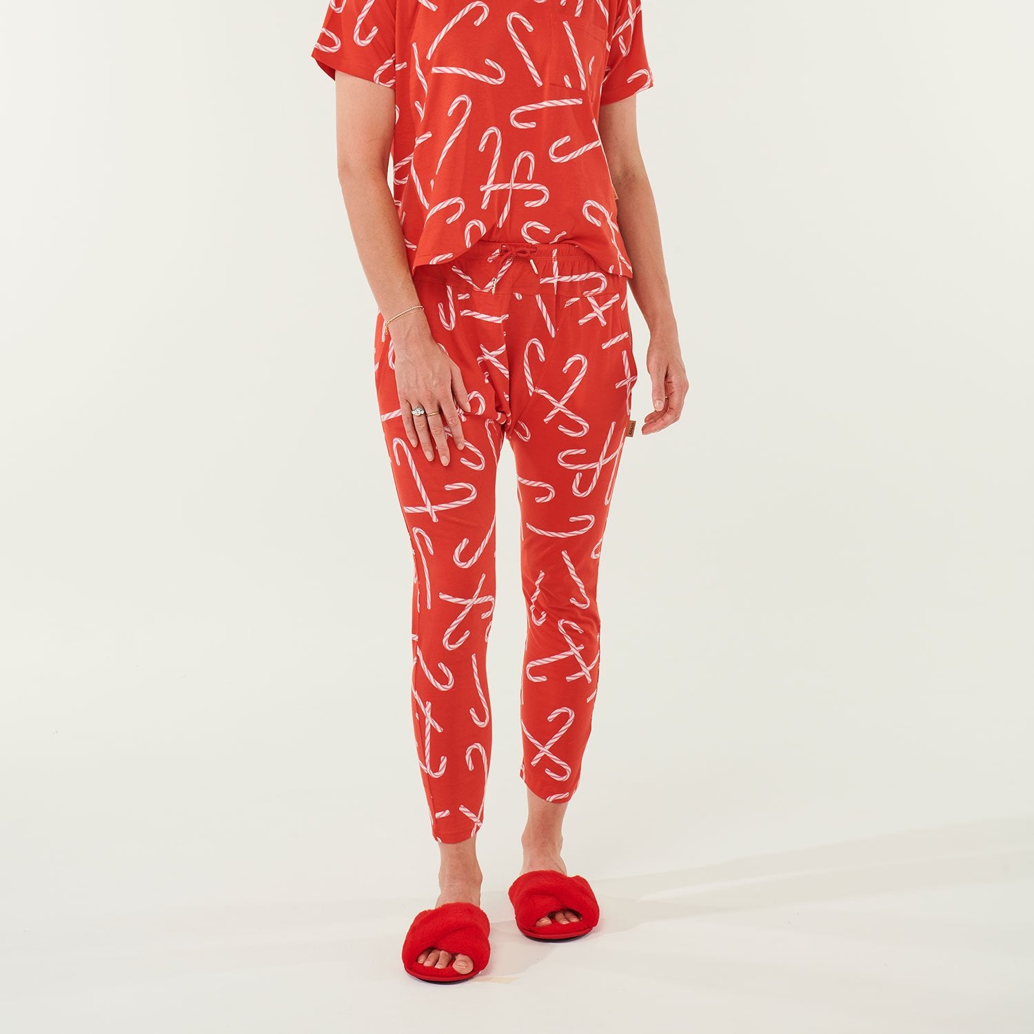 KIP & CO - SLIPPERS - CHERRY RED
