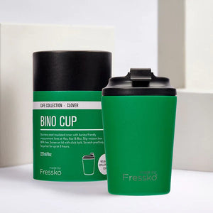 MADE BY FRESSKO - BINO REUSABLE COFFEE CUP 230ML/8OZ - CLOVER
