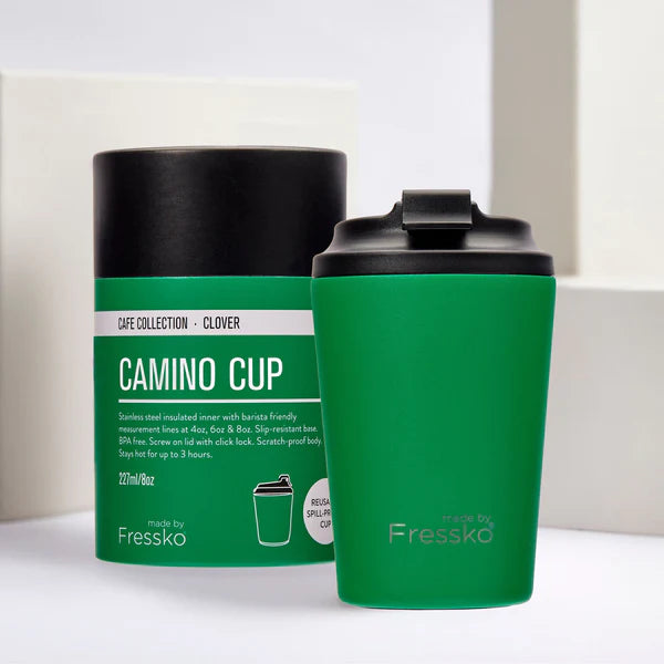 MADE BY FRESSKO - CAMINO REUSABLE COFFEE CUP 340ML/12OZ - CLOVER