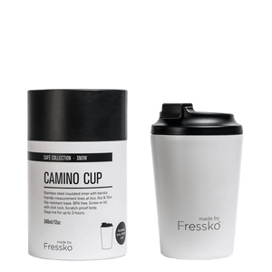 MADE BY FRESSKO - CAMINO REUSABLE COFFEE CUP 340ML/12OZ - SNOW