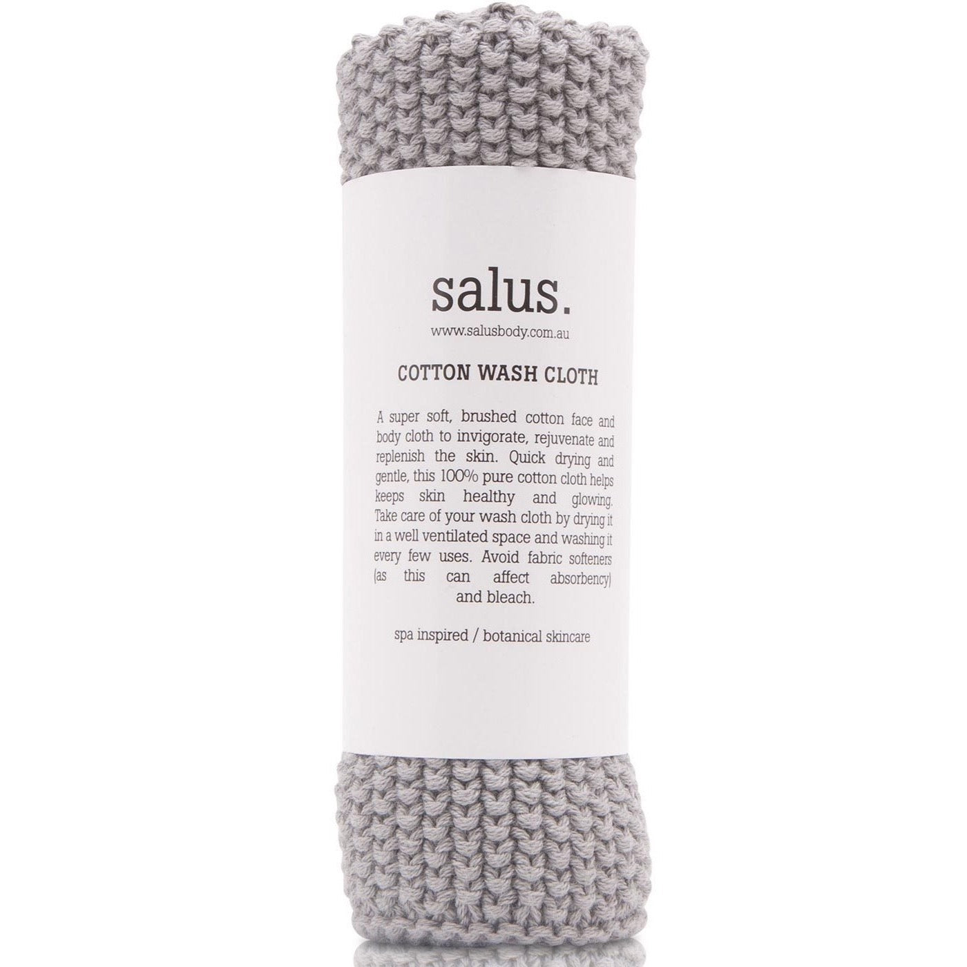 SALUS - COTTON WASH CLOTH - GREY