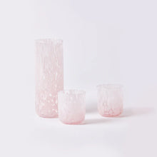 Load image into Gallery viewer, BONNIE &amp; NEIL - DOTS PINK GLASS TUMBLER (SET OF 2)
