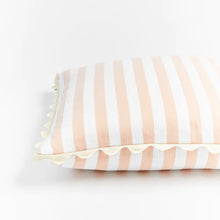 Load image into Gallery viewer, BONNIE &amp; NEIL - WOVEN STRIPE PINK CUSHION 60CM
