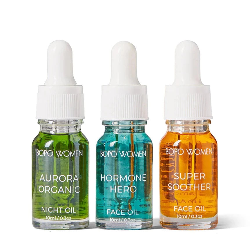BOPO WOMEN - MINI FACE OIL SAMPLE TRIO