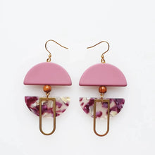 Load image into Gallery viewer, MIDDLE CHILD - HELM EARRINGS - GRAPE
