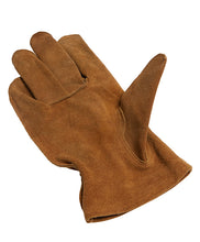 Load image into Gallery viewer, PONY RIDER - FIRE&#39;S UP HEAT RESISTANT GLOVES - GOLDEN TAN LEATHER - O/S
