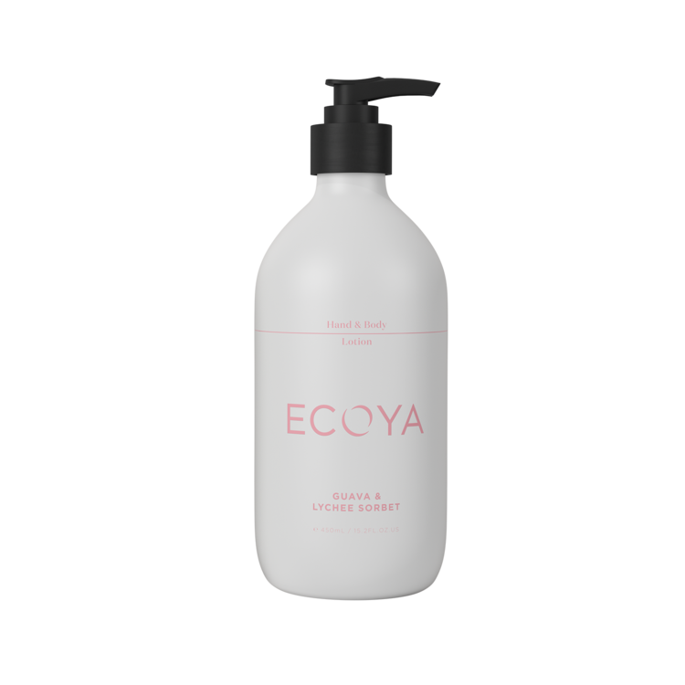ECOYA - HAND AND BODY LOTION - GUAVA AND LYCHEE