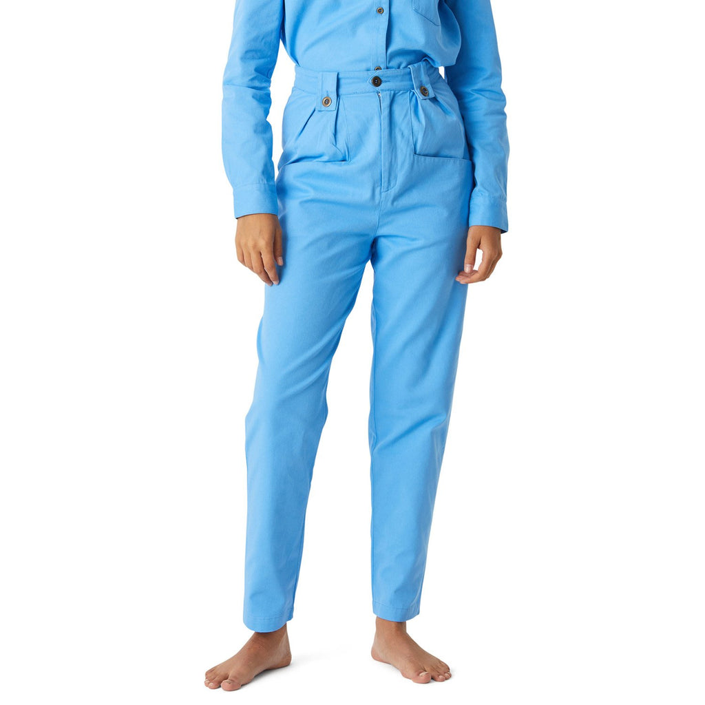 KIP & CO - HIGH WAISTED PANT - AZURE BLUE