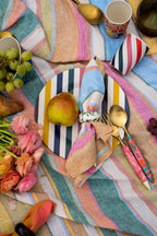 KIP & CO - BIG STRIPE DIAGONAL DINNER PLATE 2P SET