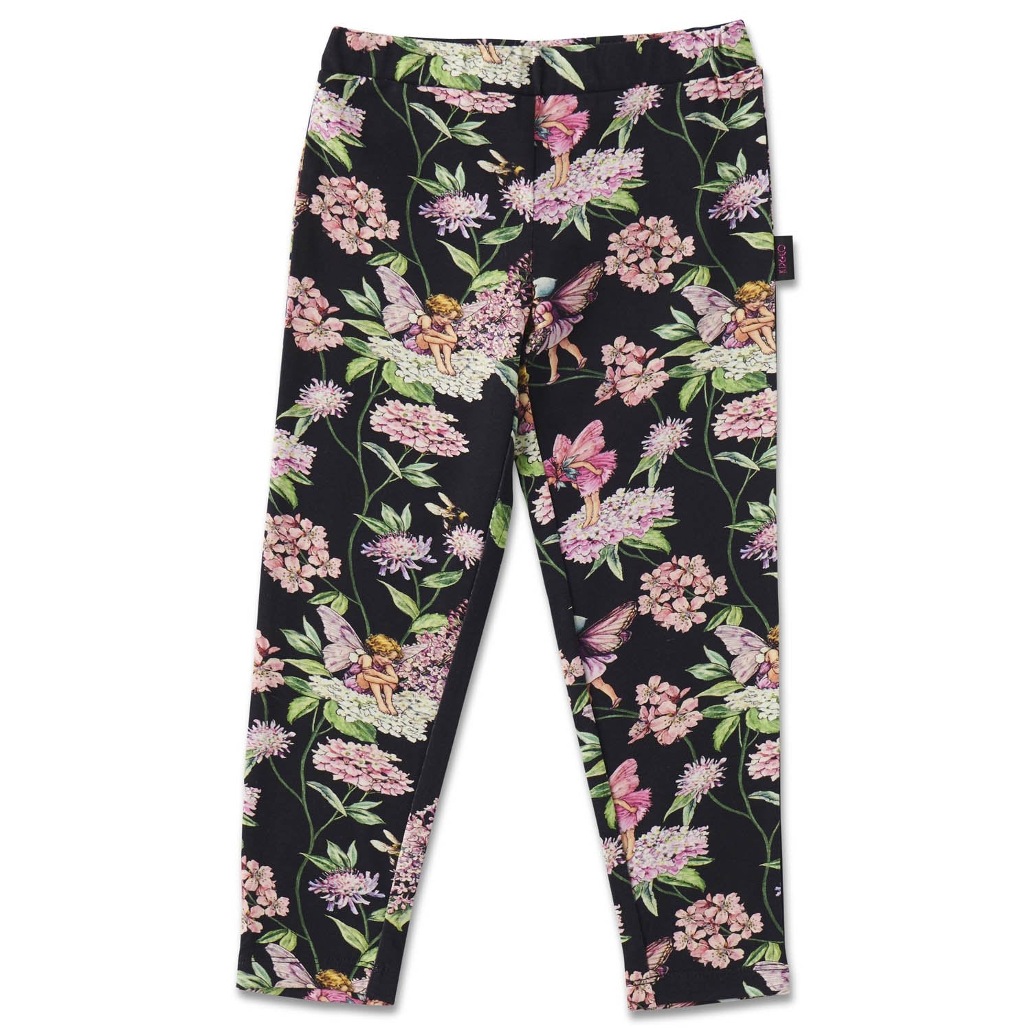 KIP & CO X FLOWER FAIRIES - CANDY TUFT BLACK LEGGINGS