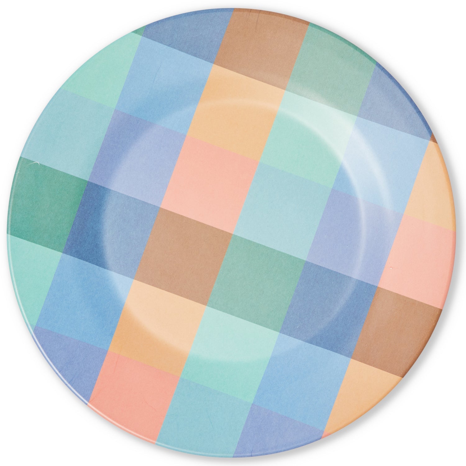 KIP & CO - SKYLINE TARTAN DINNER PLATE 2P SET