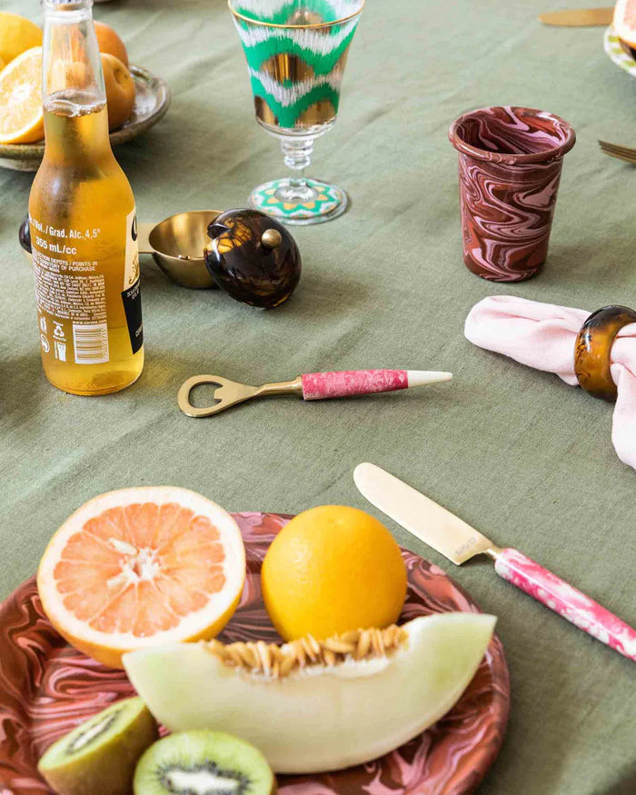 KIP & CO - PINK MARBLE BOTTLE OPENER