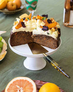 KIP & CO - SMOKEY AMBER CAKE SERVER