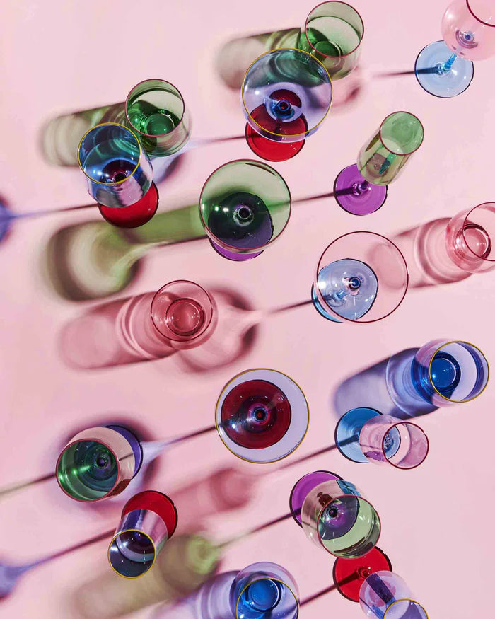KIP & CO - SAPPHIRE DELIGHT VINO GLASS 2P SET