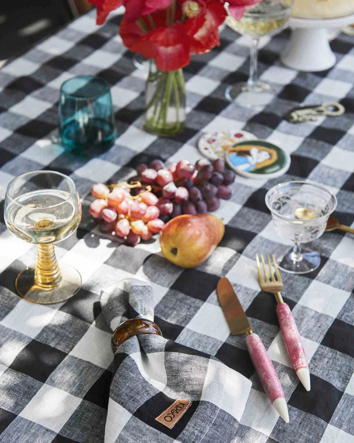 KIP & CO - SMOKEY AMBER NAPKIN RINGS