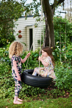 KIP & CO X FLOWER FAIRIES - CANDY TUFT BLACK LEGGINGS