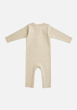 Load image into Gallery viewer, MIANN &amp; CO - ORGANIC COTTON RIBBED LONG SLEEVE JUMPSUIT - TEDDY
