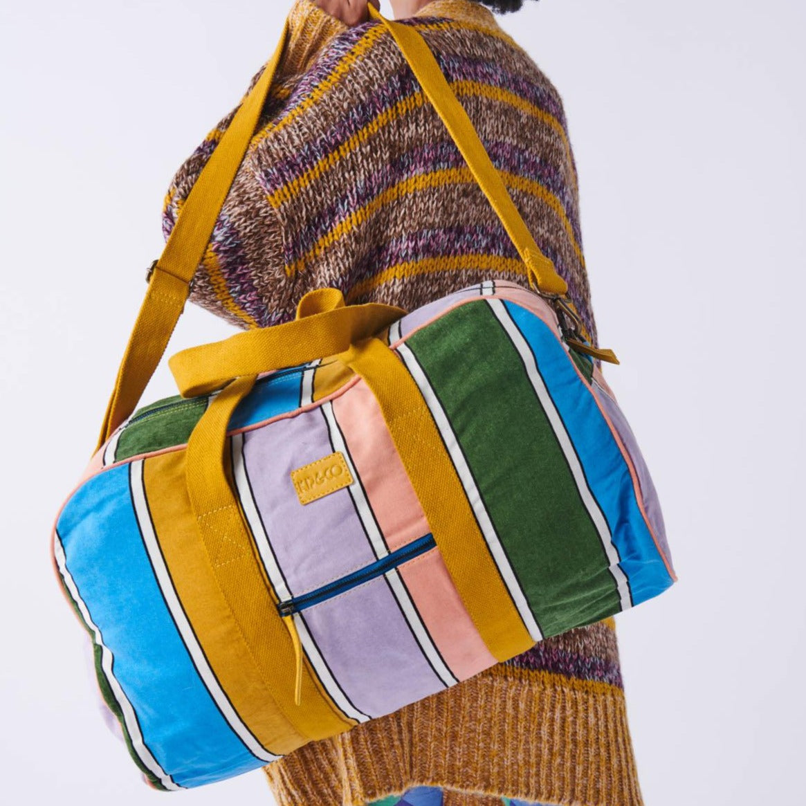 KIP & CO - DUFFLE BAG - MAJORCA STRIPE