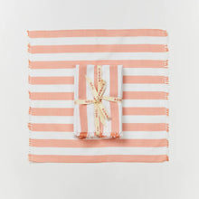 Load image into Gallery viewer, BONNIE &amp; NEIL - WOVEN STRIPE PINK NAPKINS (SET OF 6)

