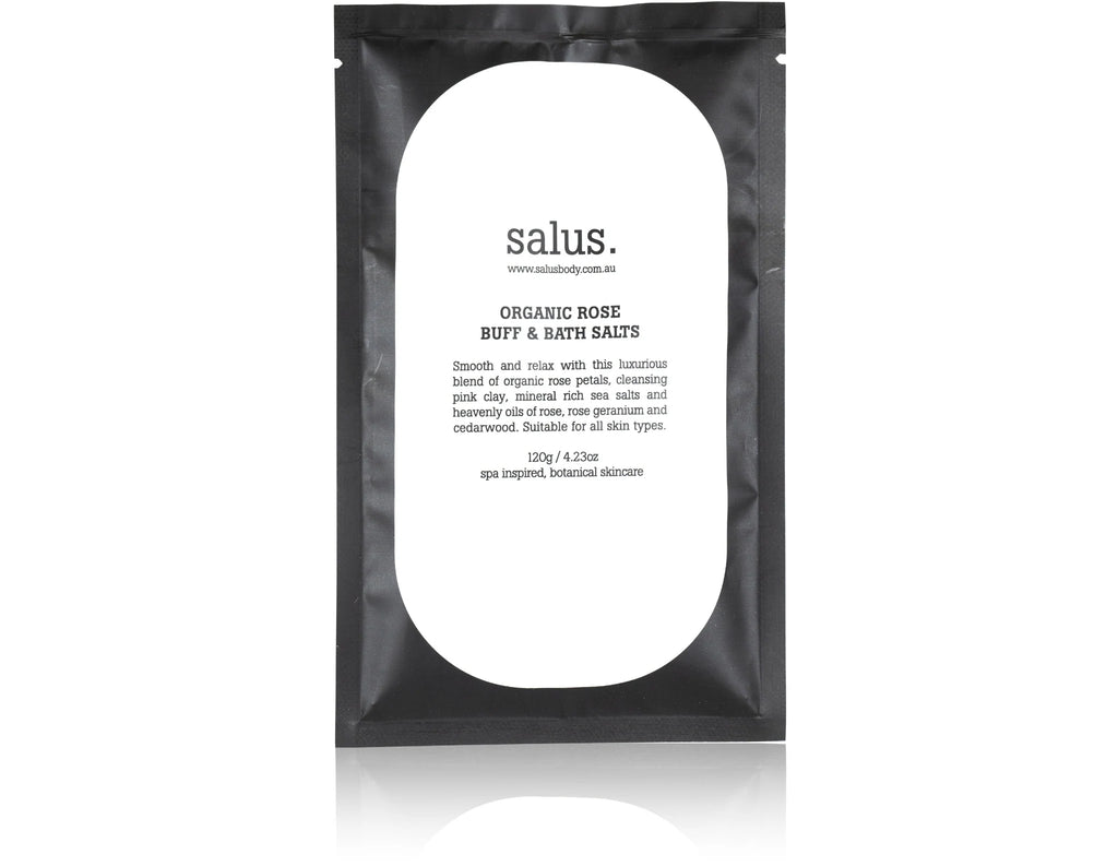 SALUS - ORGANIC ROSE BUFF & BATH SALTS