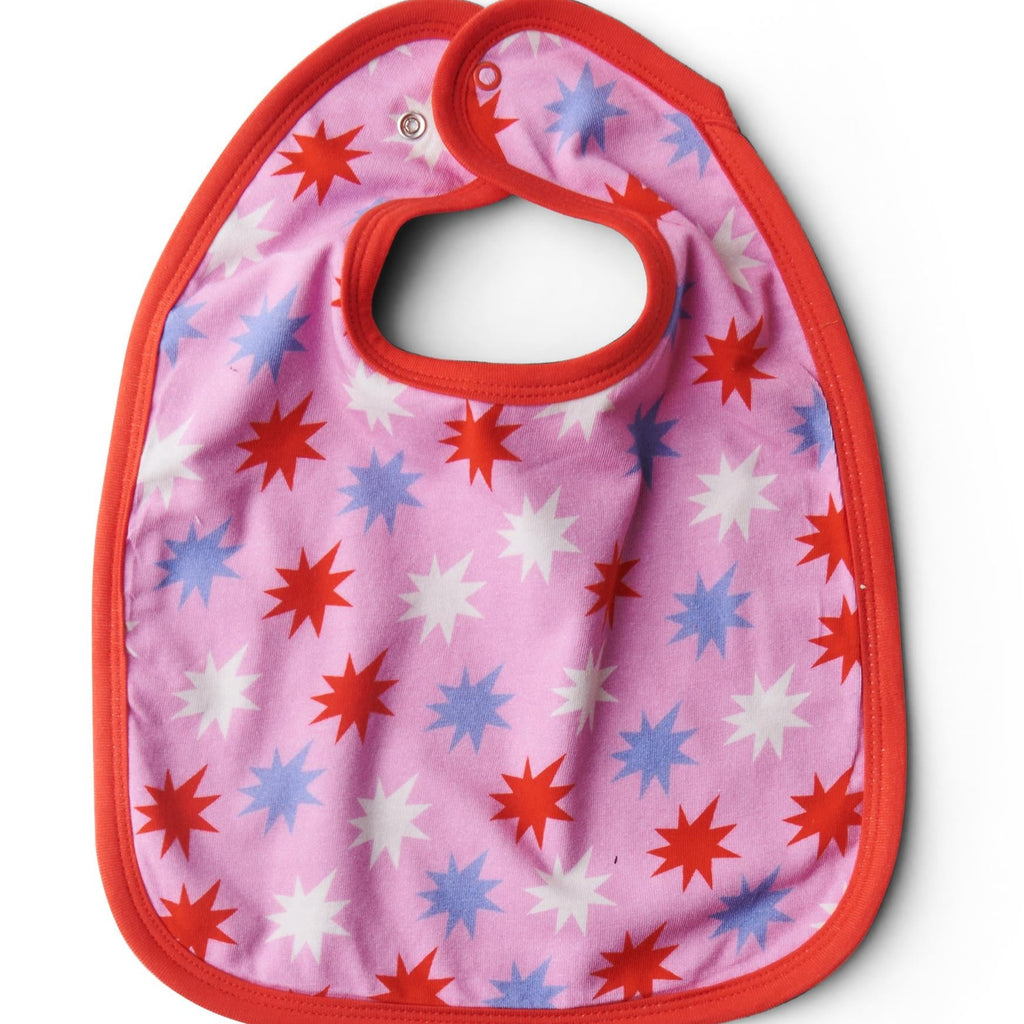 KIP & CO - ORGANIC COTTON BIB - BE A STAR