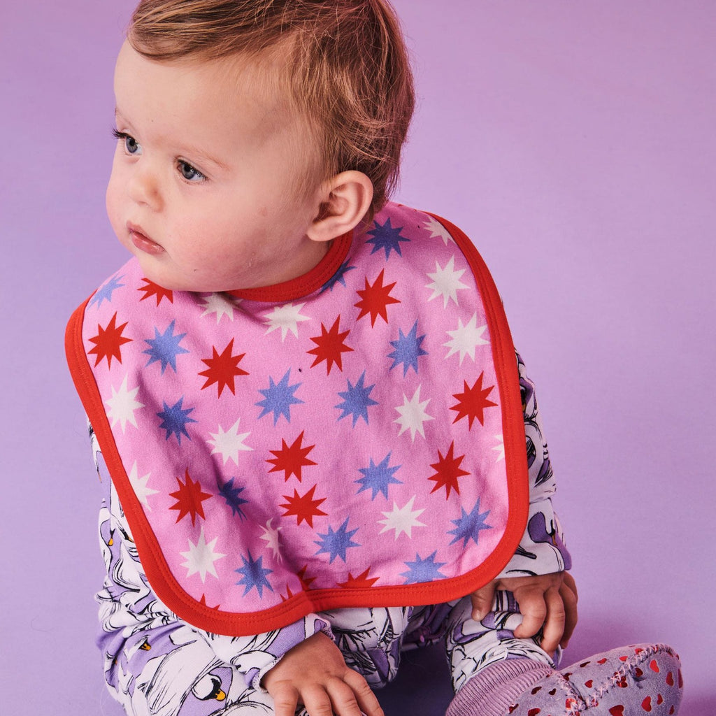 KIP & CO - ORGANIC COTTON BIB - BE A STAR