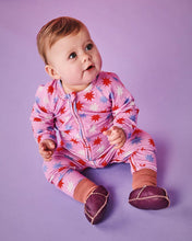 Load image into Gallery viewer, KIP &amp; CO - ORGANIC LONG SLEEVE ZIP ROMPER - BE A STAR
