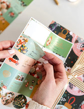 Load image into Gallery viewer, BESPOKE LETTERPRESS - FLORAL FIELDS CHRISTMAS STICKERS Stickers - 45 PACK
