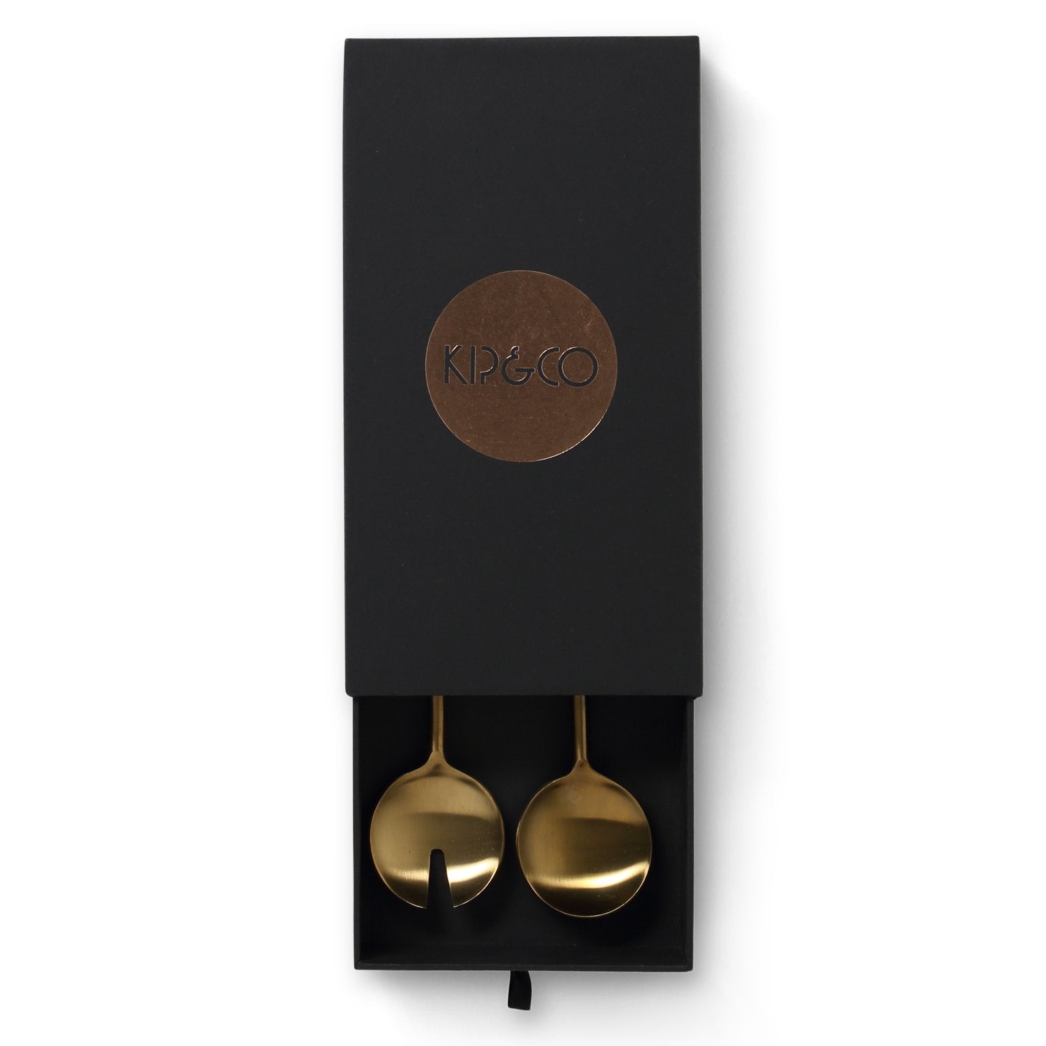 KIP & CO - SMOKEY AMBER SALAD SERVERS