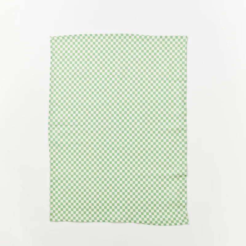 Bonnie & Neil Checkered Linen Tea Towel | Shop Sommer