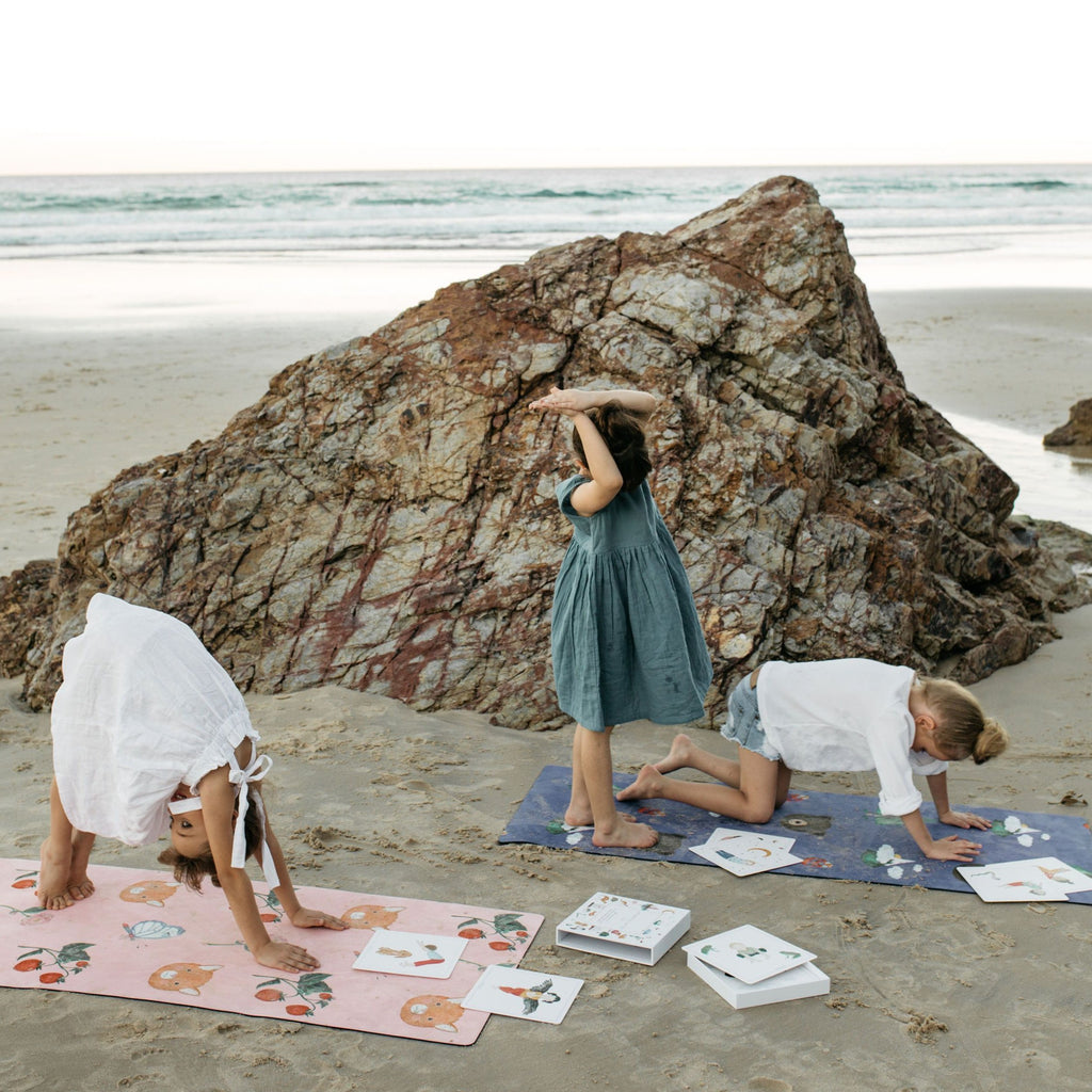 MINDFUL & CO KIDS - PRINTED KIDS YOGA MAT - NATURE PRINT