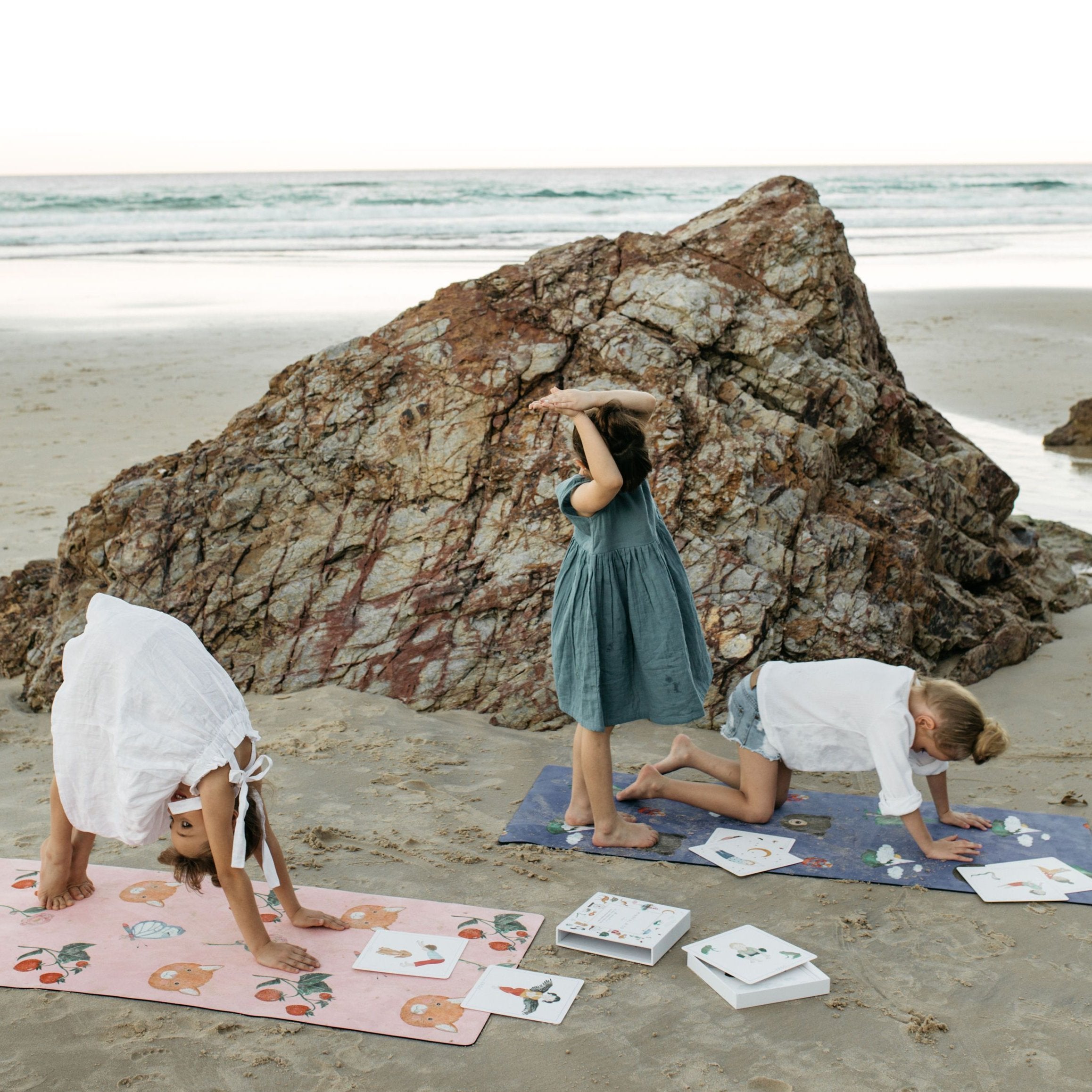 MINDFUL & CO KIDS - PRINTED KIDS YOGA MAT - NATURE PRINT