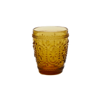 WANDERING FOLK - AMBER TUMBLER GLASS (SET OF 4)