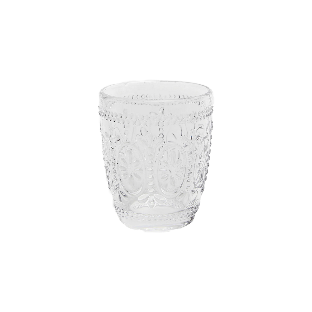 WANDERING FOLK - CLEAR TUMBLER GLASS (SET OF 4)